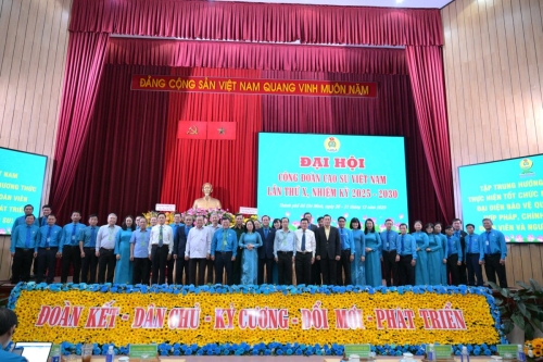 Đại hội Công đoàn Cao su Việt Nam lần thứ X, nhiệm kỳ 2025–2030: Khẳng định vai trò đồng hành cùng người lao động, hướng tới phát triển bền vững